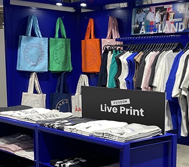 Live printing events